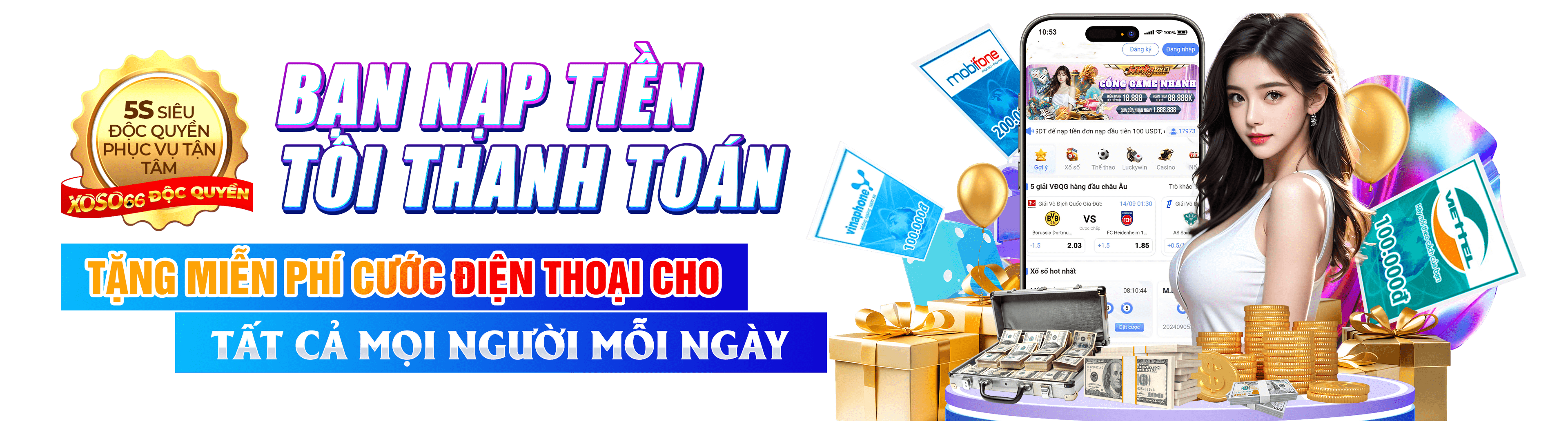 Hình ảnh quảng cáo của 8us hiển thị nền tảng và các lợi ích